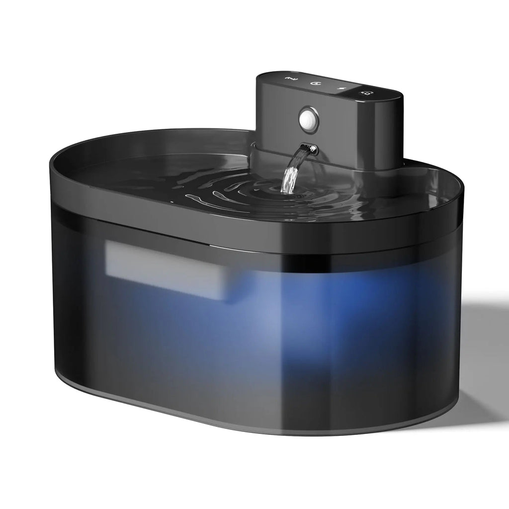 2.2L Runway Charging Induction Automatic Cat and Dog Drinking Fountain – Leiser Haustier - Trinkbrunnen - PetGlow