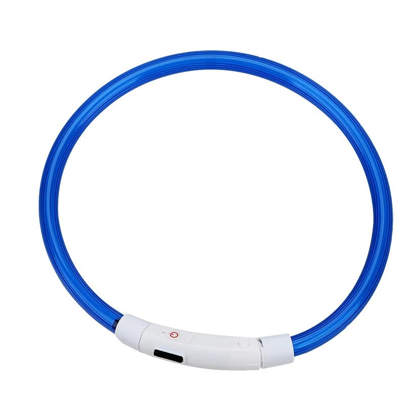 LED Hundehalsband - Sichere Spaziergänge im Dunkeln / USB - wiederaufladbar & wasserfest - PetGlow